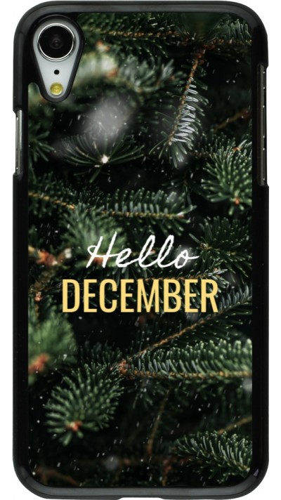 iPhone XR Case Hülle - Winter 25 Winter hello december