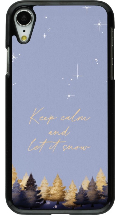 iPhone XR Case Hülle - Winter 25 Winter illustration of trees