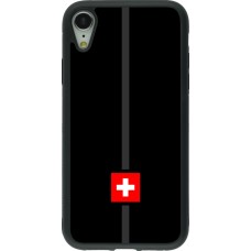iPhone XR Case Hülle - Silikon schwarz Kanton CH schwarz