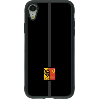 iPhone XR Case Hülle - Silikon schwarz Kanton GE schwarz