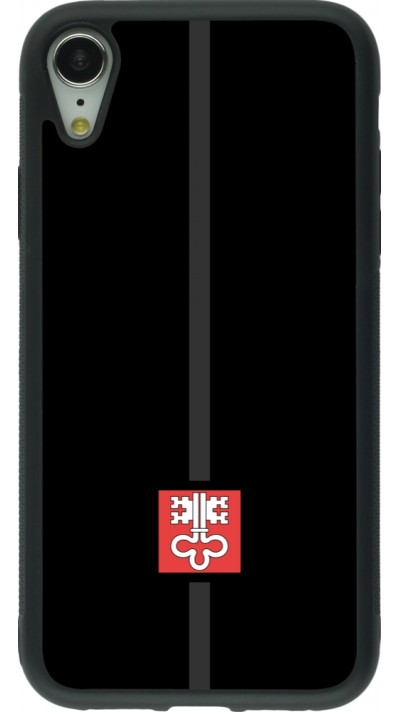 iPhone XR Case Hülle - Silikon schwarz Kanton NW schwarz