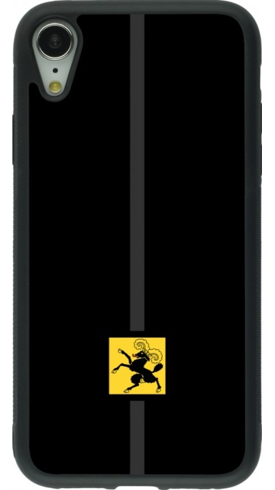 iPhone XR Case Hülle - Silikon schwarz Kanton SH schwarz