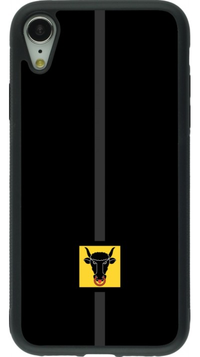 iPhone XR Case Hülle - Silikon schwarz Kanton UR schwarz