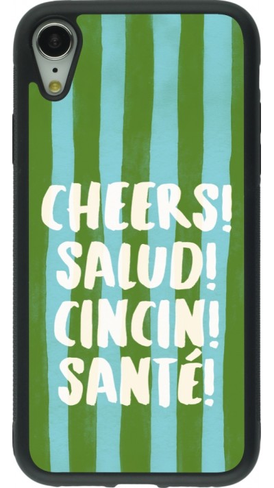 iPhone XR Case Hülle - Silikon schwarz Cheers 2026
