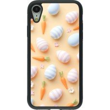 iPhone XR Case Hülle - Silikon schwarz Easter 2026 Pattern Easter