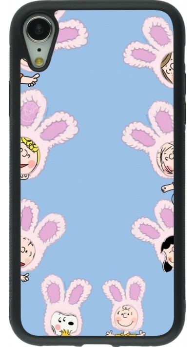 iPhone XR Case Hülle - Silikon schwarz Easter 2026 Snoopy