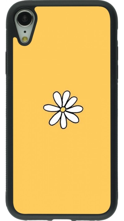 iPhone XR Case Hülle - Silikon schwarz Easter 2023 daisy