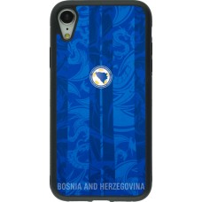 iPhone XR Case Hülle - Silikon schwarz Bosnien und Herzegowina 2026 personalisierbares Fussballtrikot
