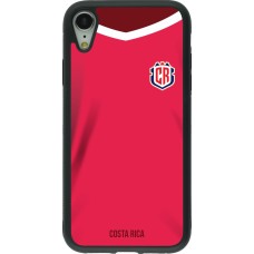 iPhone XR Case Hülle - Silikon schwarz Costa Rica 2022 personalisierbares Fussballtrikot
