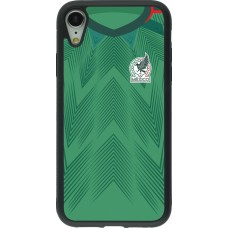 iPhone XR Case Hülle - Silikon schwarz Mexiko 2022 personalisierbares Fussballtrikot