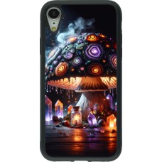 iPhone XR Case Hülle - Silikon schwarz Halloween Zaubertrank Magie