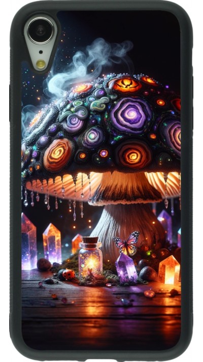 iPhone XR Case Hülle - Silikon schwarz Halloween Zaubertrank Magie