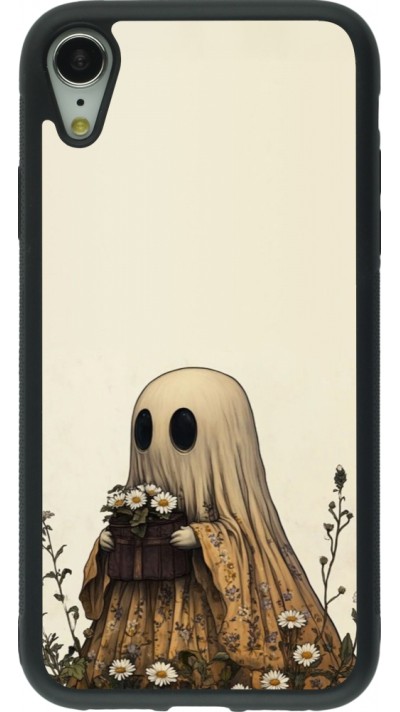 iPhone XR Case Hülle - Silikon schwarz Halloween 2025 Ghost gardener