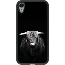 iPhone XR Case Hülle - Silikon schwarz Highland calf black