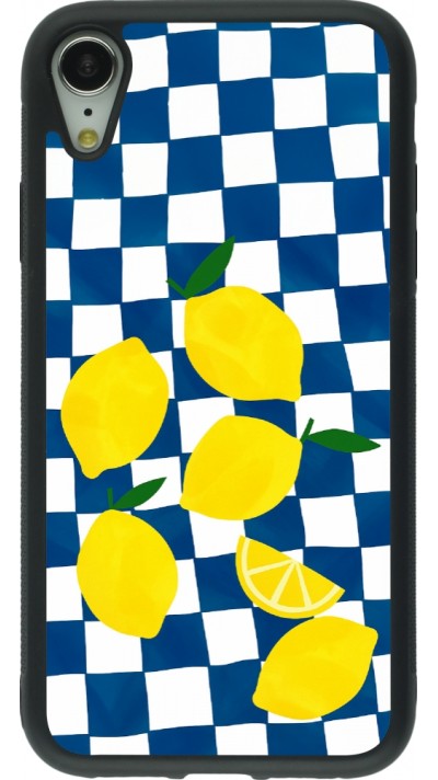iPhone XR Case Hülle - Silikon schwarz Illustration lemons 2026