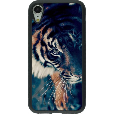 Hülle iPhone XR - Silikon schwarz Incredible Lion