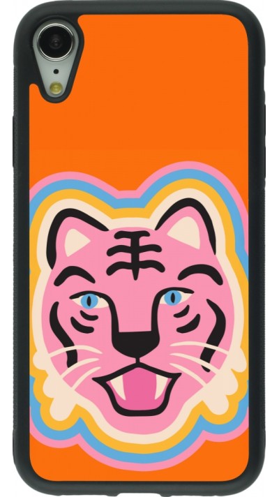 iPhone XR Case Hülle - Silikon schwarz Lion colors 2026