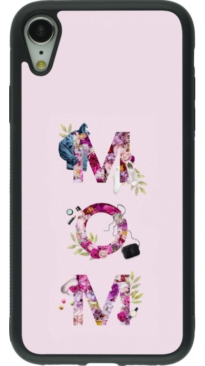 iPhone XR Case Hülle - Silikon schwarz Mom 2024 girly mom
