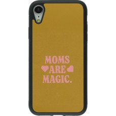 iPhone XR Case Hülle - Silikon schwarz Mom 2026 Are Magic