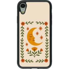 iPhone XR Case Hülle - Silikon schwarz Half moon stamp 2026