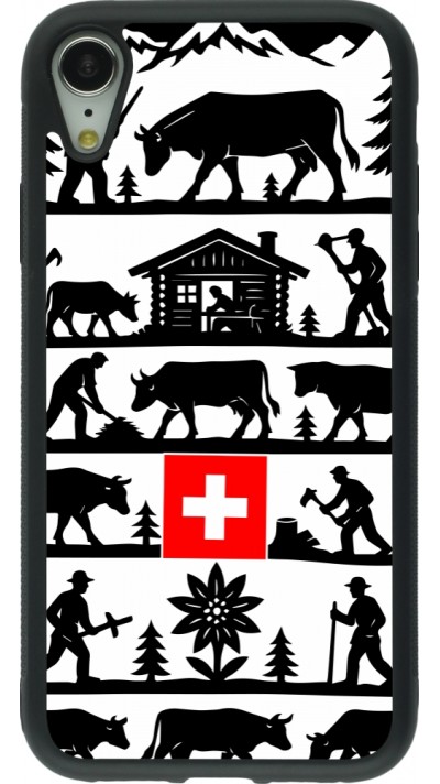 iPhone XR Case Hülle - Silikon schwarz Poya Schweiz 1