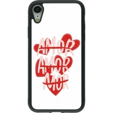 iPhone XR Case Hülle - Silikon schwarz Saint Valentines Day 26 Amor