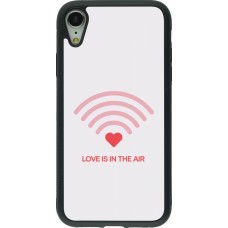 iPhone XR Case Hülle - Silikon schwarz Saint Valentines Day 26 Love is in the air