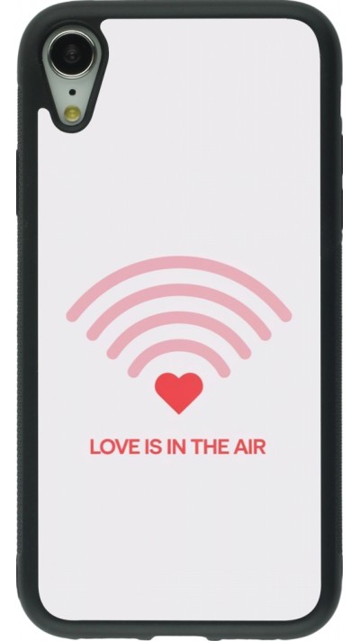 iPhone XR Case Hülle - Silikon schwarz Saint Valentines Day 26 Love is in the air