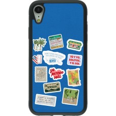 iPhone XR Case Hülle - Silikon schwarz Seals of the Dominican Republic DTMF