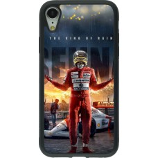 iPhone XR Case Hülle - Silikon schwarz Senna The King of Rain