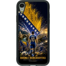 iPhone XR Case Hülle - Silikon schwarz Fussball Bosnien und Herzegowina splash 2026
