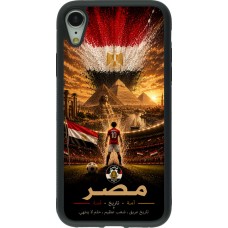 iPhone XR Case Hülle - Silikon schwarz Fussball Ägypten splash 2026