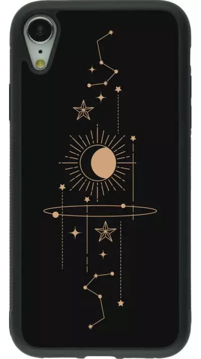 iPhone XR Case Hülle - Silikon schwarz Spring 23 astro