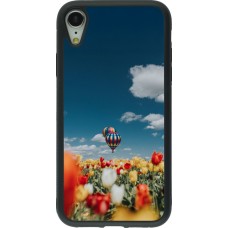 iPhone XR Case Hülle - Silikon schwarz Hot air balloon 2026