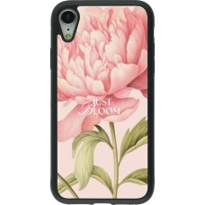 iPhone XR Case Hülle - Silikon schwarz Just Bloom 2026