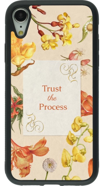 iPhone XR Case Hülle - Silikon schwarz Trust the process 2026