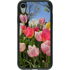 iPhone XR Case Hülle - Silikon schwarz Tulips 2026