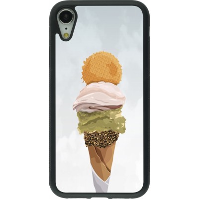 iPhone XR Case Hülle - Silikon schwarz Summer 2025 Cornet