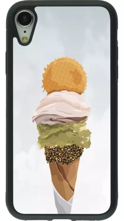 iPhone XR Case Hülle - Silikon schwarz Summer 2025 Cornet