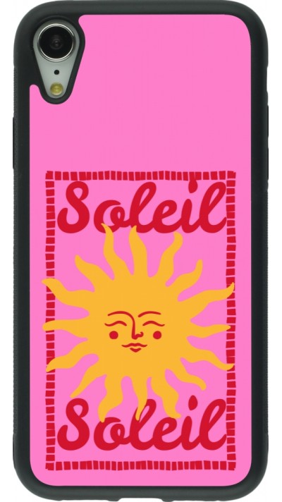 iPhone XR Case Hülle - Silikon schwarz Sun sun 2026