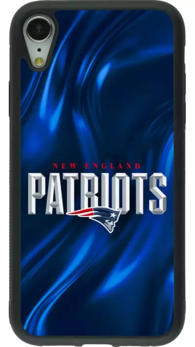 iPhone XR Case Hülle - Silikon schwarz Super Bowl 26 Patriots 2