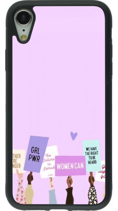 iPhone XR Case Hülle - Silikon schwarz Womens day 2026 9