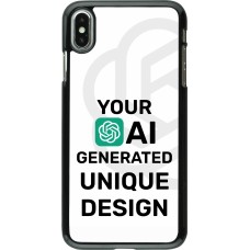 iPhone Xs Max Case Hülle - 100% einzigartig erstellt dank Deiner Kreativität und künstlicher Intelligenz (KI)