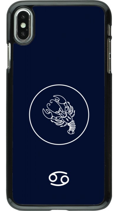 iPhone Xs Max Case Hülle - Astrologie Krebs