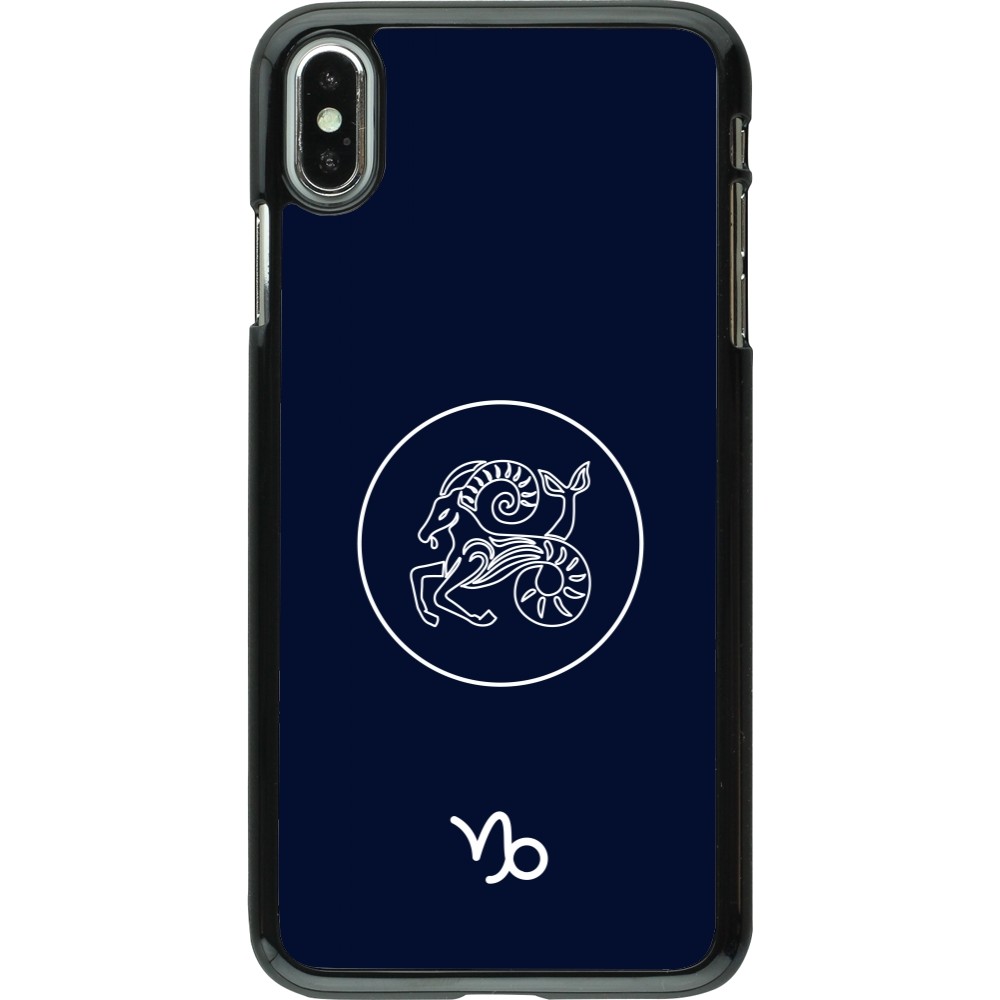 iPhone Xs Max Case Hülle - Astrologie Steinbock