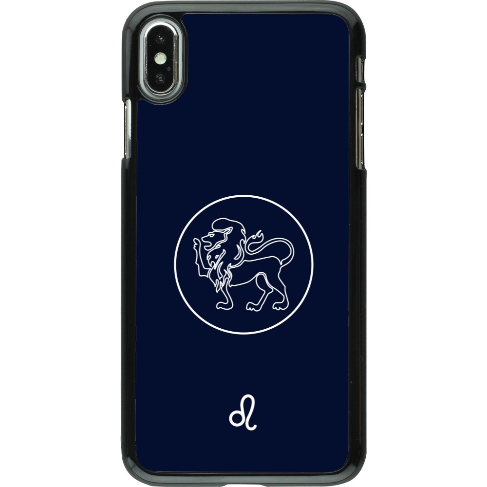 iPhone Xs Max Case Hülle - Astrologie Löwe