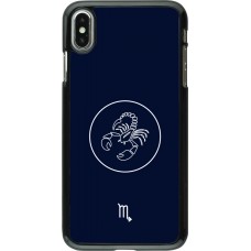 iPhone Xs Max Case Hülle - Astrologie Skorpion