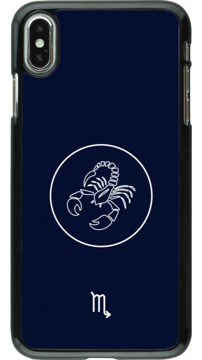 iPhone Xs Max Case Hülle - Astrologie Skorpion