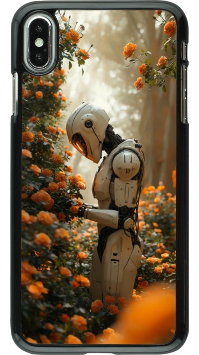 Coque iPhone Xs Max - Astronaut flowers 2025