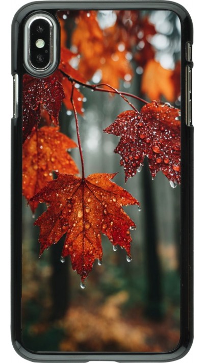 iPhone Xs Max Case Hülle - Autumn 25 Rain